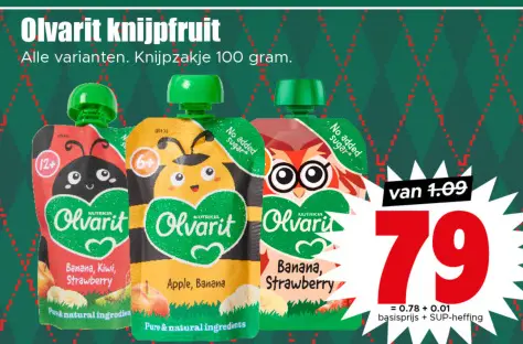 Aanbieding: knijpfruit