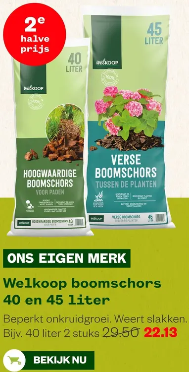 Aanbieding: Boomschors