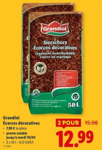 Offre: Sierschors Écorces décoratives