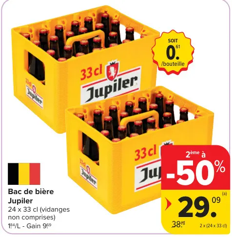Offre: Bac de bière