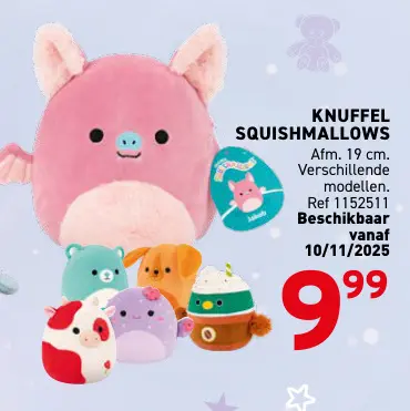 Aanbieding: Knuffel Squishmallows