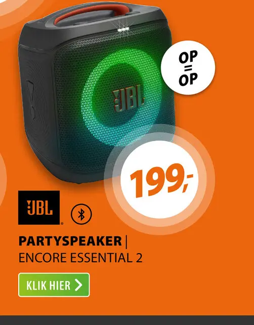 Aanbieding: JBL Encore Essential 2 Zwart
