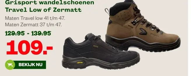 Aanbieding: wandelschoenen Travel Low of Zermatt