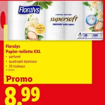 Offre: Papier-toilette XXL