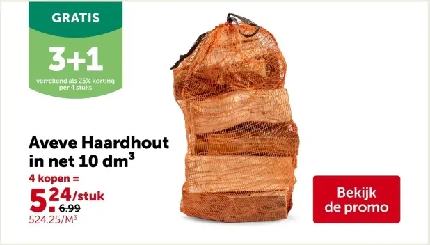 Promotie: Haardhout
