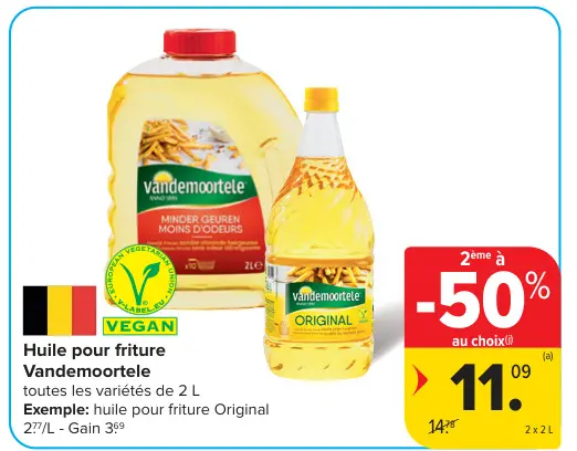 Offre: Huile pour friture