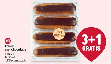 Aanbieding: Eclairs met chocolade