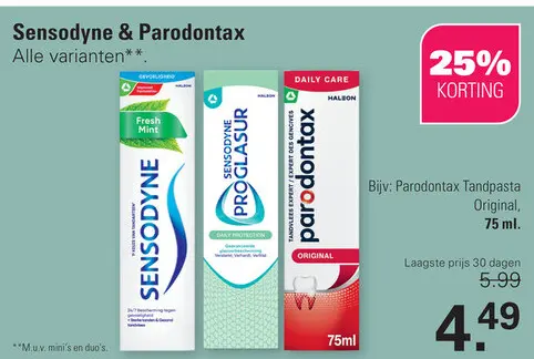 Aanbieding: Sensodyne & Parodontax