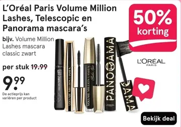 Aanbieding: Mascara's
