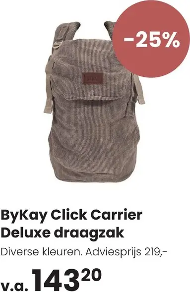 Aanbieding: Click Carrier Deluxe draagzak