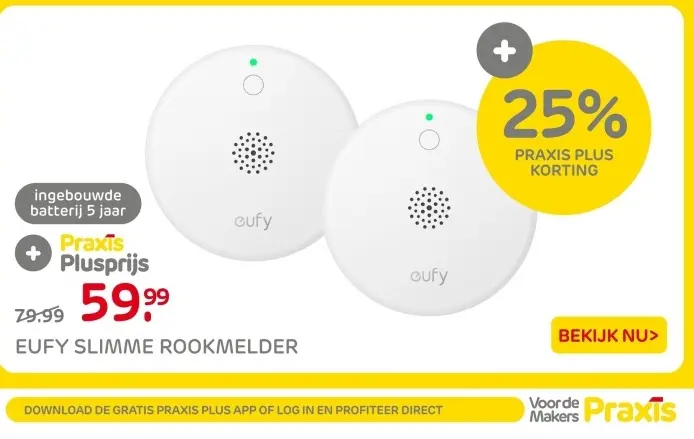 Aanbieding: Slimme rookmelder