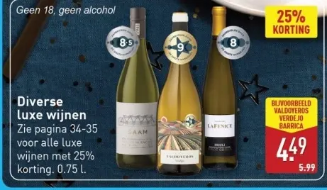 Aanbieding: Diverse luxe wijnen
