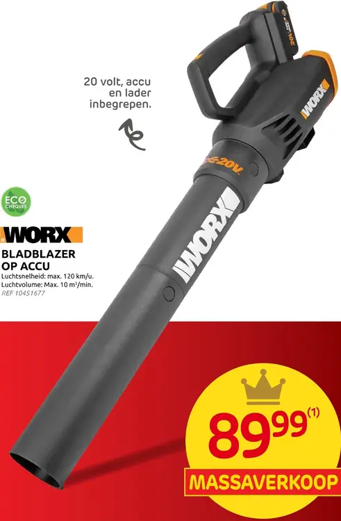 Promotie: Bladblazer op accu