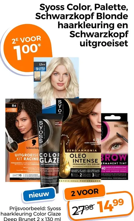 Aanbieding: Haarkleuring en uitgroeiset