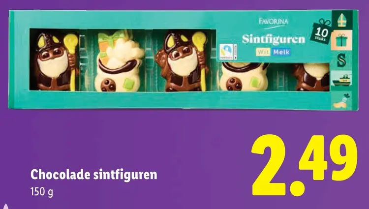 Aanbieding: Chocolade sintfiguren