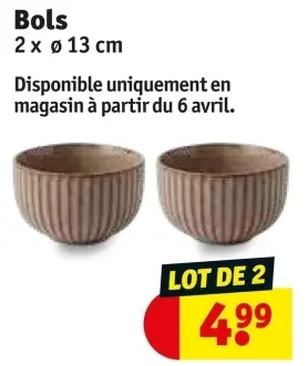 Offre: Bols