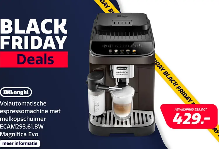 Aanbieding: De'Longhi ECAM293.61.BW Magnifica Evo