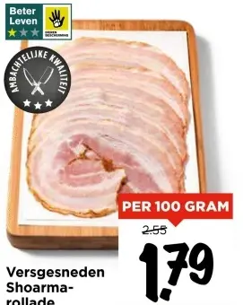 Aanbieding: Versgesneden Shoarma-rollade