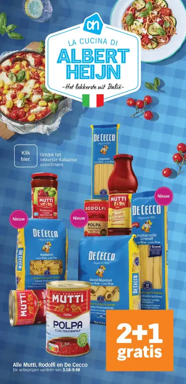 Aanbieding: Alle Mutti, Rodolfi en De Cecco