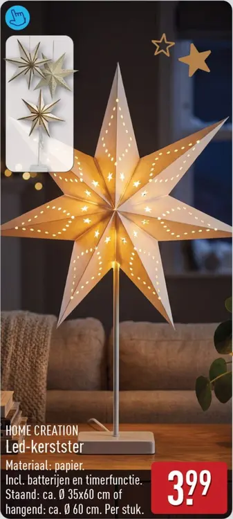Aanbieding: Led-kerstster
