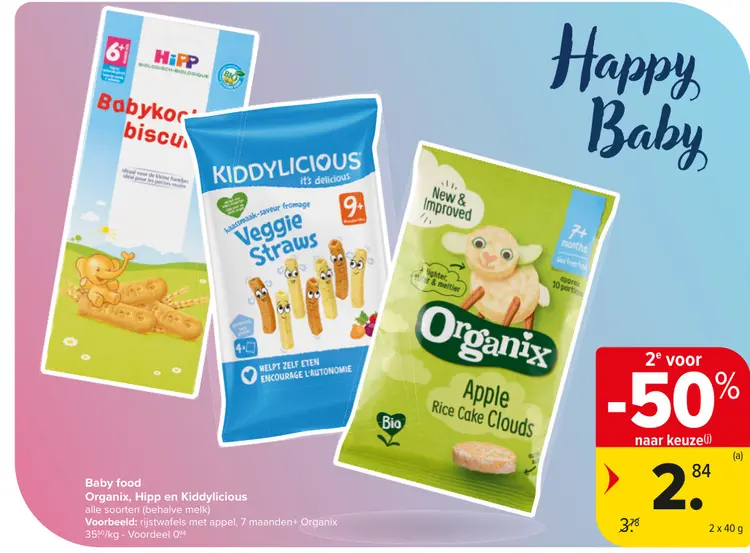 Promotie: Baby food