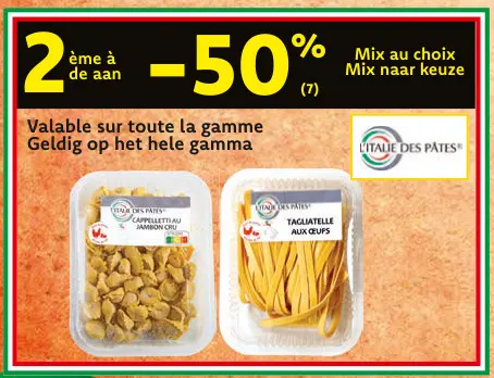 Offre: Gamme l'Italie des Patês