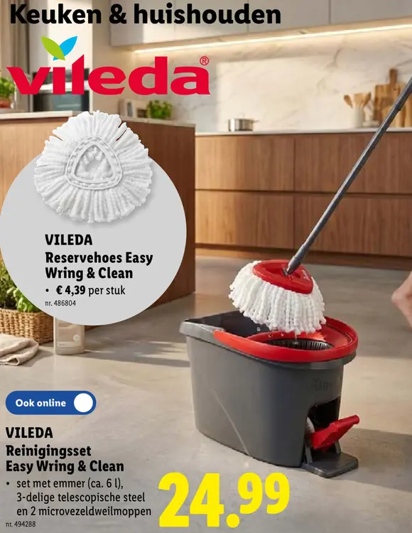 Promotie: Reinigingsset Easy Wring & Clean