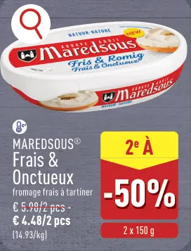 Offre: Maredsous Frais & Onctueux