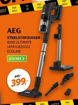 Aanbieding: AEG 8000 Ultimate (AP81UB25GG) Graniet