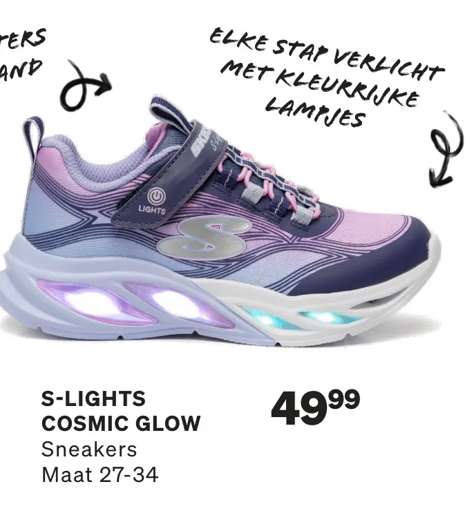 Aanbieding: S-lights Cosmic Glow Sneakers