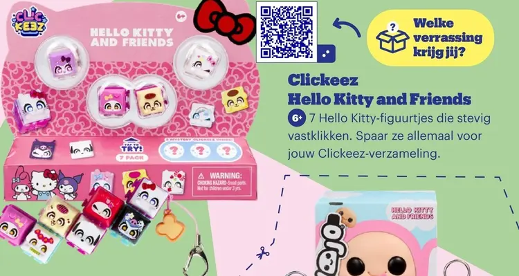 Promotie: Clickeez Hello Kitty and Friends