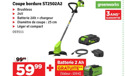 Offre: Coupe bordure ST2502A2