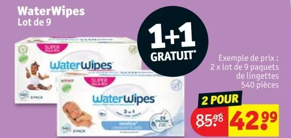 Offre: WaterWipes