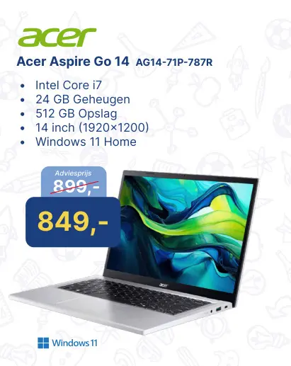 Aanbieding: Acer Aspire Go 14 AG14-71P-787R