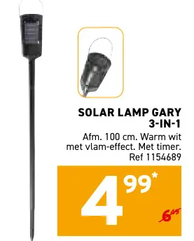 Promotie: Solar lamp gary