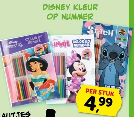 Aanbieding: Disney Kleur Op Nummer