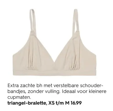 Aanbieding: triangel-bralette