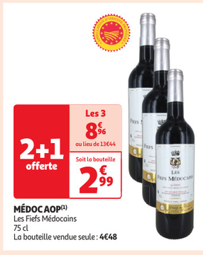 Aanbieding: MÉDOC AOP Les Fiefs Médocains