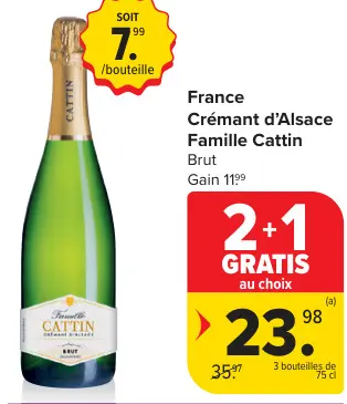 Offre: Crémant d'Alsace
