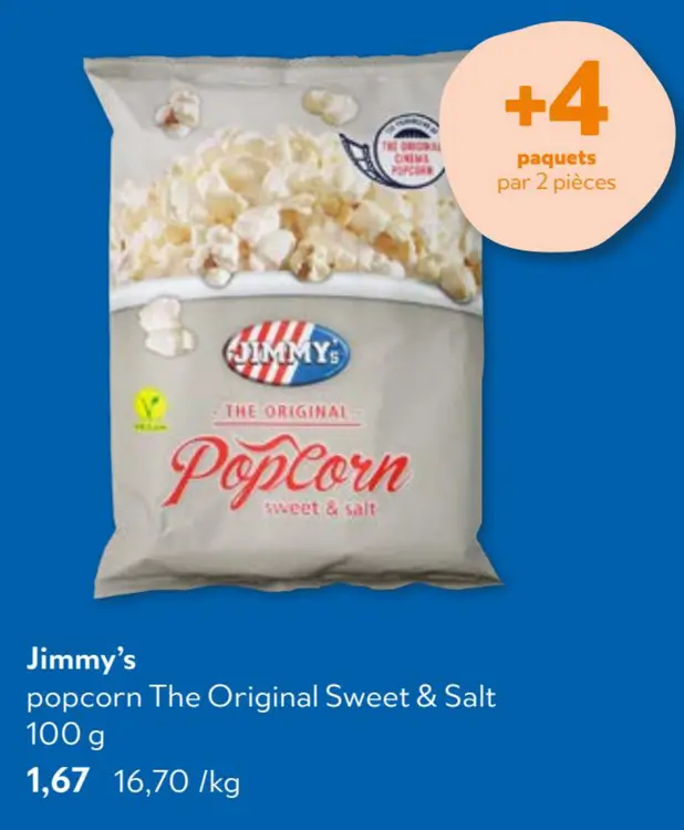 Offre: Popcorn The Original Sweet & Salt