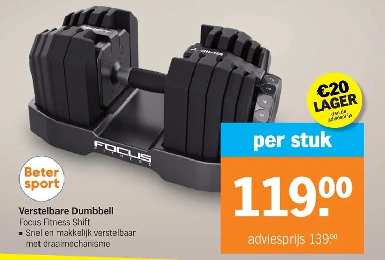 Promotie: Verstelbare Dumbbell