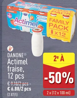 Offre: Actimel fraise