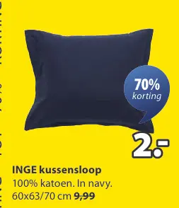 Aanbieding: INGE kussensloop