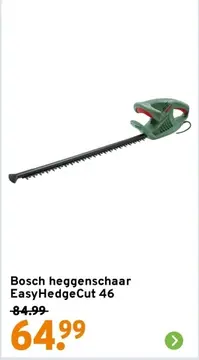 Aanbieding: Bosch heggenschaar EasyHedgeCut