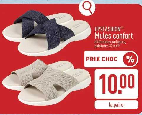 Offre: Mules confort