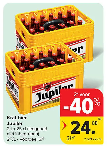 Aanbieding: Krat bier