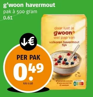 Aanbieding: g'woon havermout