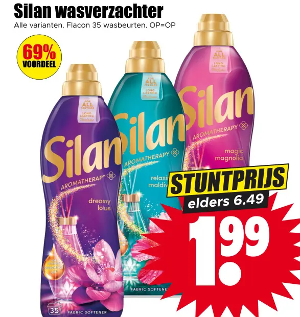 Aanbieding: Silan wasverzachter