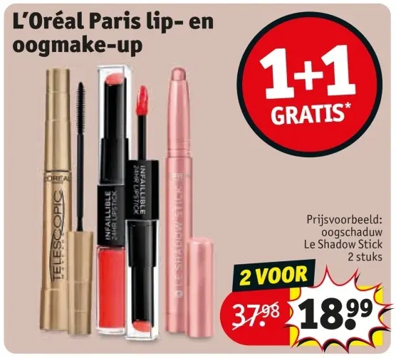 Aanbieding: Lip- en oogmake-up