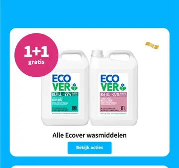 Aanbieding: Ecover wasmiddelen